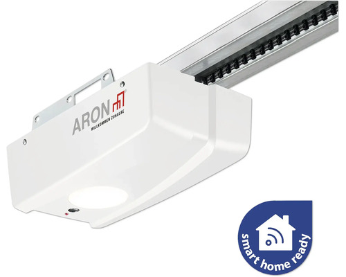Aron Logo Garagentorantrieb mit Smart Home Ready Zeichen