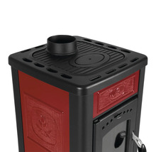 Kaminofen Bruno Janos Keramik bordeaux 5,6 kW-thumb-10 Kaminofen Bruno Janos Keramik bordeaux 5,6 kW-thumb-10