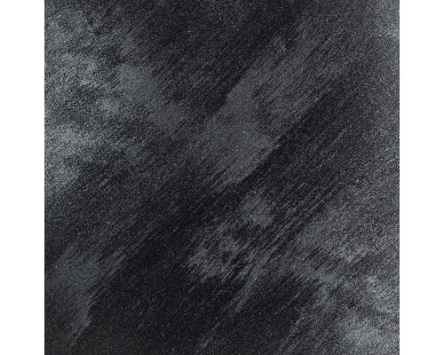 Schwarze Bodenfliese mit matter Oberfläche