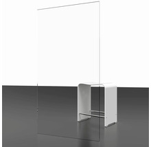 Drehtüre für Nische Schulte Alexa Style 2.0 900x1920 mm Echtglas Klar hell schwarz