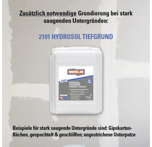 2101 Hydrosol Tiefgrund für stark saugende Untergründe in einem weißen Kunststoffbehälter
