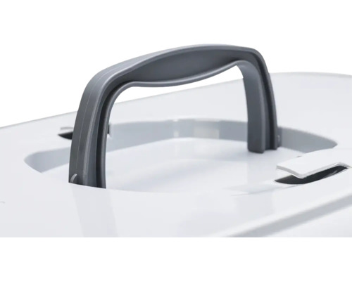 Detailansicht eines Behälters mit Tragegriff