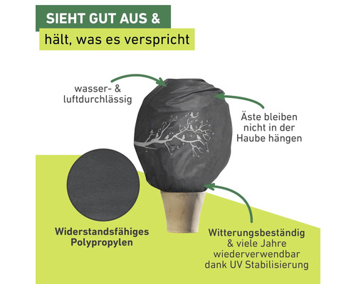 Pflanzenschutzhaube aus Polypropylen für den Winter