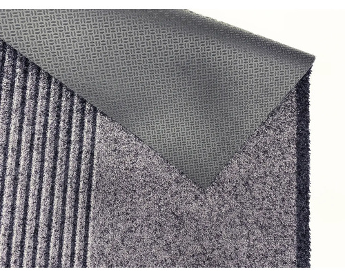 Fußmatte mit gerippter Oberfläche und rutschfester Unterseite