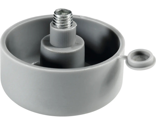 Möbelfuß aus Kunststoff mit Schraubgewinde