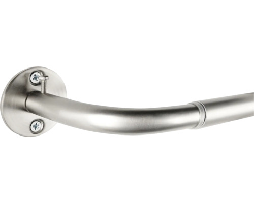 Duschvorhangstange aus Metall mit Wandhalterung