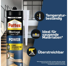 Pattex Montagekleber Power Kartusche mit Düse