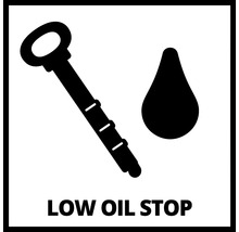 Symbol für niedrigen Ölstandsstopp