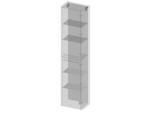 Hochschrank mit mehreren Regalböden