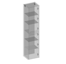 Hochschrank mit Regalböden für Badezimmer