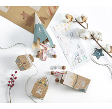 Dekorative Adventskalender zum Befüllen mit Süßigkeiten und kleinen Geschenken