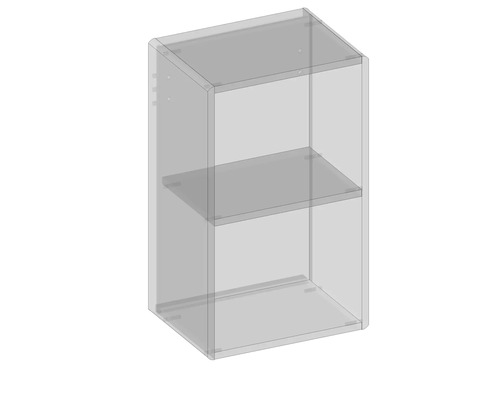 Hängeschrank mit zwei Regalböden