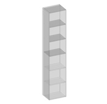 Hochschrank Devo Sonus 2.0 38x186x28 cm fjord