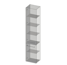 Hochschrank Devo Sonus 2.0 38x186x30 cm Anschlag links fjord
