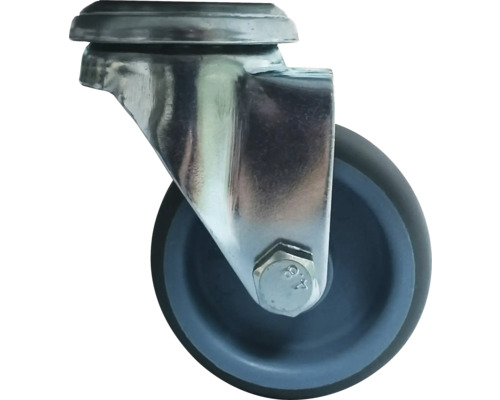 Lenkrolle mit Stahlgehäuse und Rad
