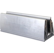 Geländerset Pertura Pontos Glasgeländer silber/transparent für Bodenmontage B: 1m-thumb-10 Geländerset Pertura Pontos Glasgeländer silber/transparent für Bodenmontage B: 1m-thumb-10