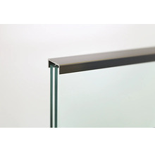 Geländerset Pertura Pontos Glasgeländer silber/transparent für Bodenmontage B: 1m-thumb-4 Geländerset Pertura Pontos Glasgeländer silber/transparent für Bodenmontage B: 1m-thumb-4