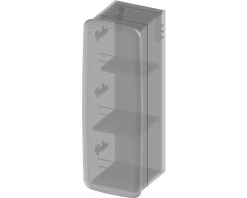 Badezimmerschrank mit drei Regalböden