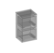 Schrank mit zwei Schubladen