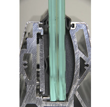 Geländerset Pertura Pontos Glasgeländer silber/weiss für Bodenmontage B: 1m-thumb-7 Geländerset Pertura Pontos Glasgeländer silber/weiss für Bodenmontage B: 1m-thumb-7