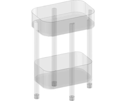 Ablagetisch mit zwei Ablageflächen