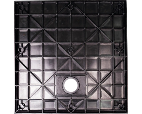 Schachtabdeckung aus Kunststoff mit Öffnung