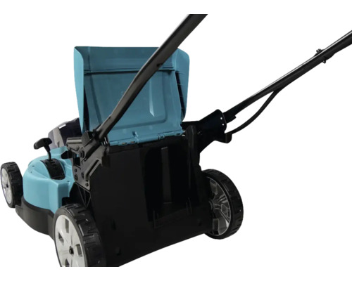 Rasenmäher mit Fangkorb hinten