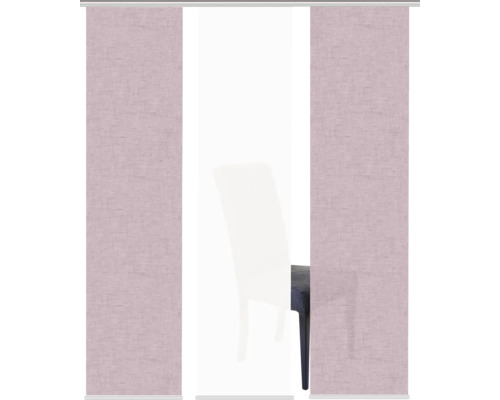 Raumszene mit Flächenvorhängen zur Fensterdekoration