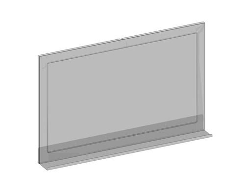 Transparenter Hustenschutz aus Kunststoff