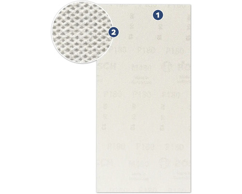 Detailansicht Schleifpapier mit P180 Körnung