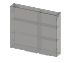 Badezimmerschrank mit Regalböden