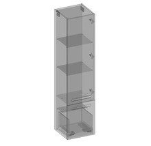 Hochschrank mit Regalböden und Schubladen