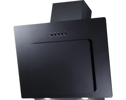 Schwarze Dunstabzugshaube für die Küche