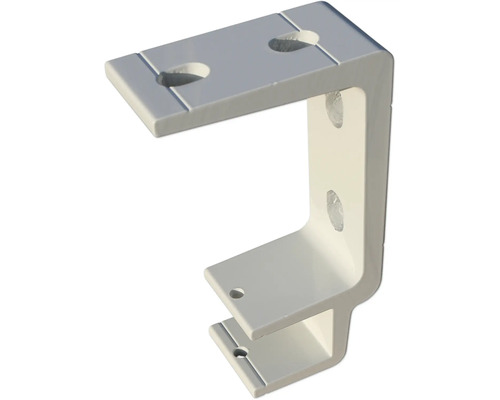 Halterung aus Kunststoff mit Befestigungslöchern