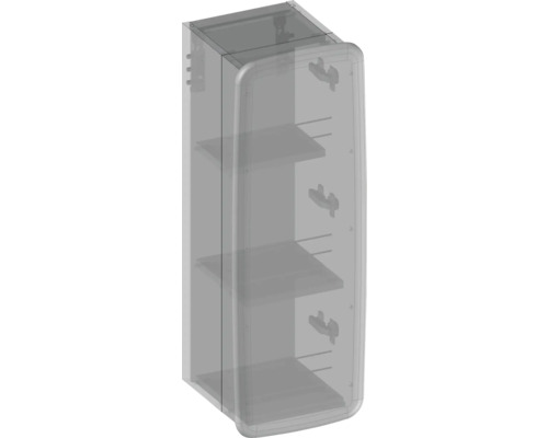 Badezimmerschrank mit drei Ablageflächen zur Wandmontage