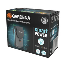 Verpackung eines Gardena Smart Power Adapters