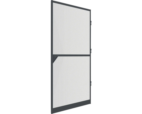 home protect Insektenschutz Alu-Tür anthrazit 100x210 cm Fliegengittertür mit Rahmen