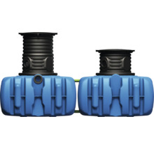 Regenwassertank-System aus Kunststoff