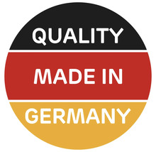 Qualitätsprodukt hergestellt in Deutschland
