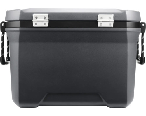 Graue Kühlbox mit Tragegriffen