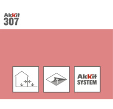Akkit 307 System Produktdetails: Atmungsaktiv, flexible Beschichtung, Akkit System Logo.