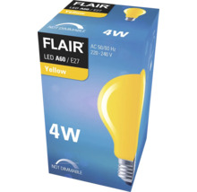 Verpackung einer nicht dimmbaren Flair LED Lampe A60/E27 mit 4 Watt
