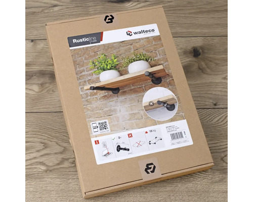 Verpackung einer Wandhalterung im Röhrendesign