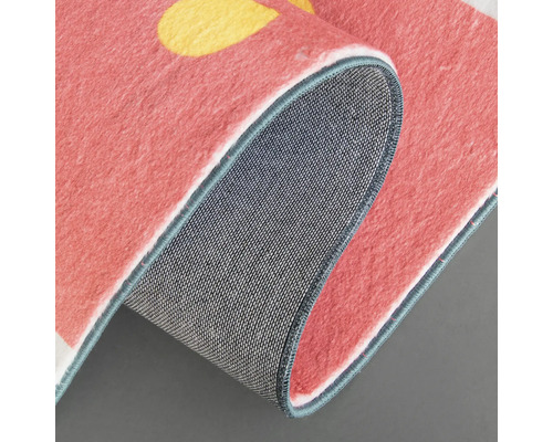 Detailansicht eines Teppichs mit Muster