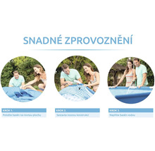 Anleitung zum Aufbau eines Pools in drei Schritten