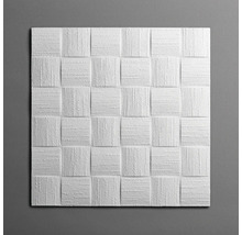 Quadratische Wandfliese mit geflochtener Textur