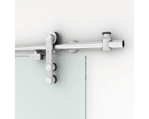 Schiebetürbeschlag aus Metall zur Wandmontage