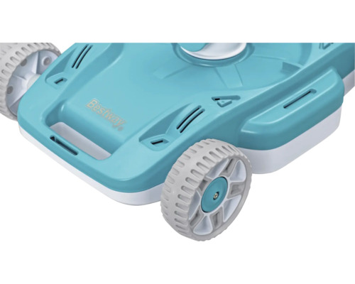 Bestway Logo auf einem Poolreinigungsroboter