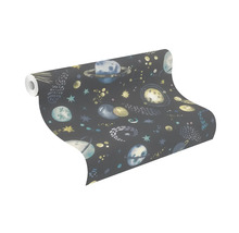Tapetenrolle mit Planeten und Sternen
