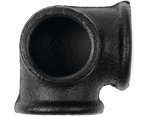 Schwarzes Temperguss Fitting T-Stück